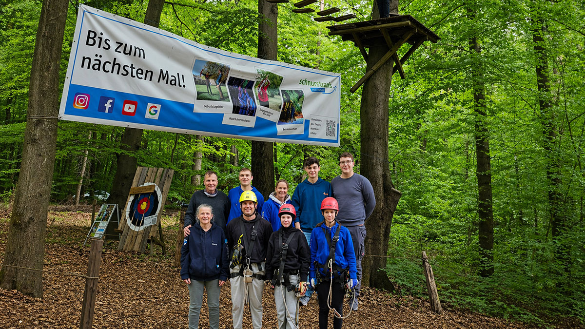 Teamausflug Kletterpark
