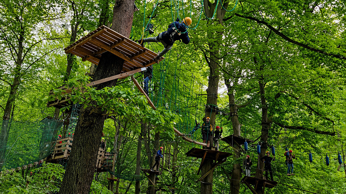 Teamausflug Kletterpark &ndash; Abschluss
